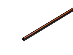 PTFE tubing, zwart met oranje streep, koolstofgevuld - 2 x 4 mm (idxod)