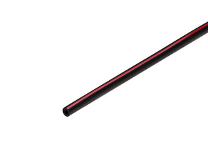 PTFE tubing, zwart met rode streep, koolstofgevuld - 2 x 4 mm (idxod)